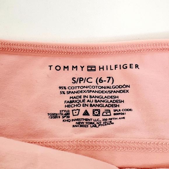 Tommy Hilfiger Pink & White Logo Training Bra Set - Picture 3 of 3